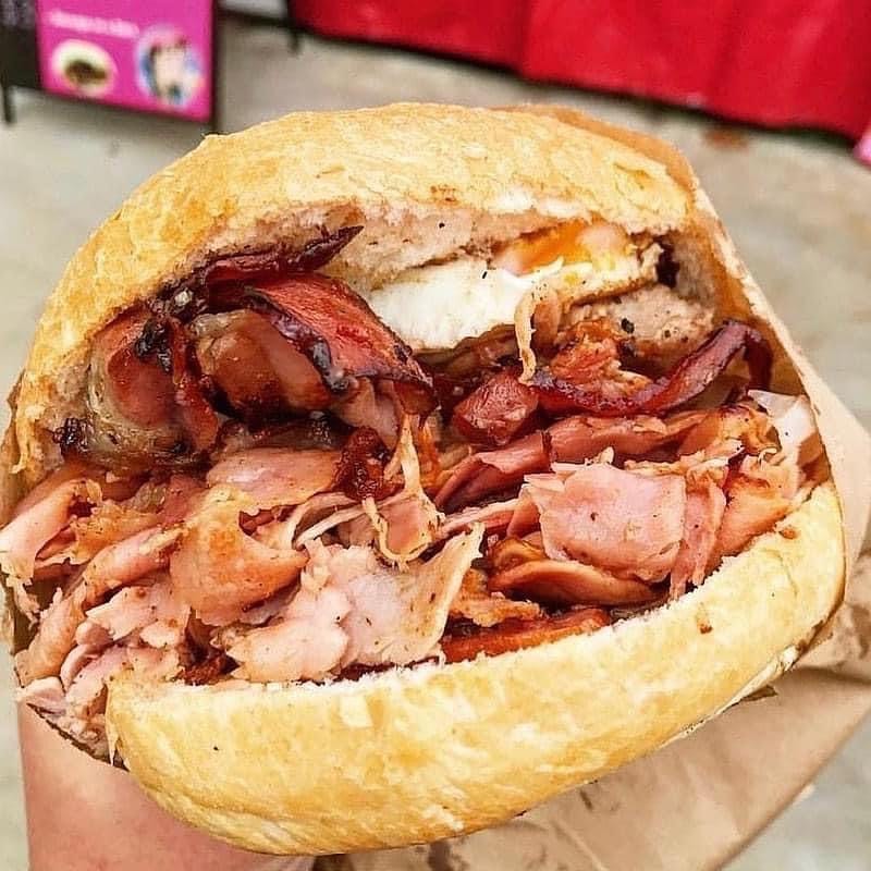 Ultimate Trunkey Shaved Bacon & Egg Roll