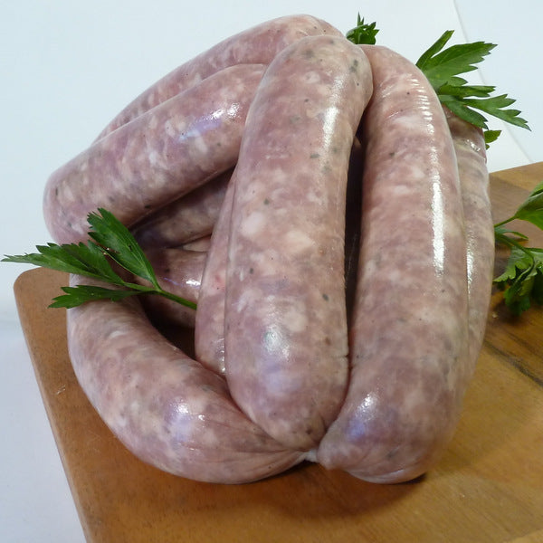 Pork & Sage Sausages (12 chipolatas, 500g) (Available Fridays)