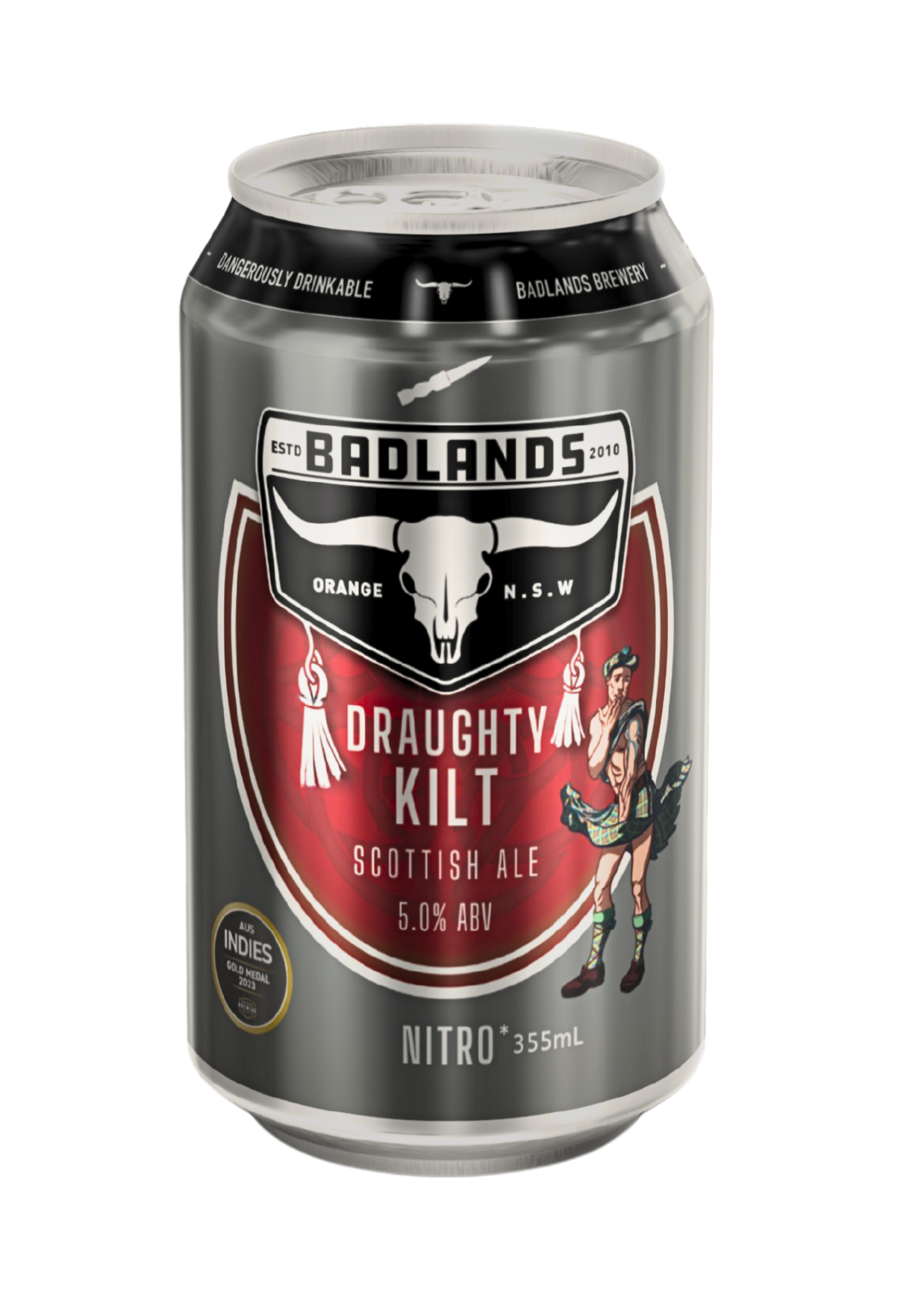 Badlands Brewery 'Draughty Kilt' Nitro Scottish Ale - 6 Pack