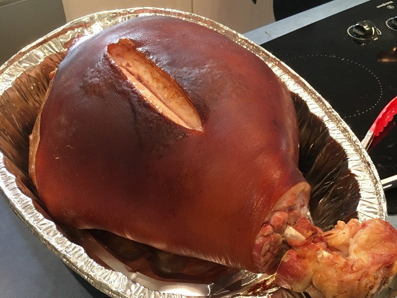 Double Smoked Bone In Whole Leg Ham (Christmas Pre-Order, 5kg or 9kg)