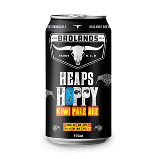 Badlands Brewery 'Heaps Hoppy' Kiwi Pale Ale - 4 Pack