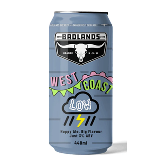 Badlands Brewery 'West Coast Low' Ale - 4 Pack