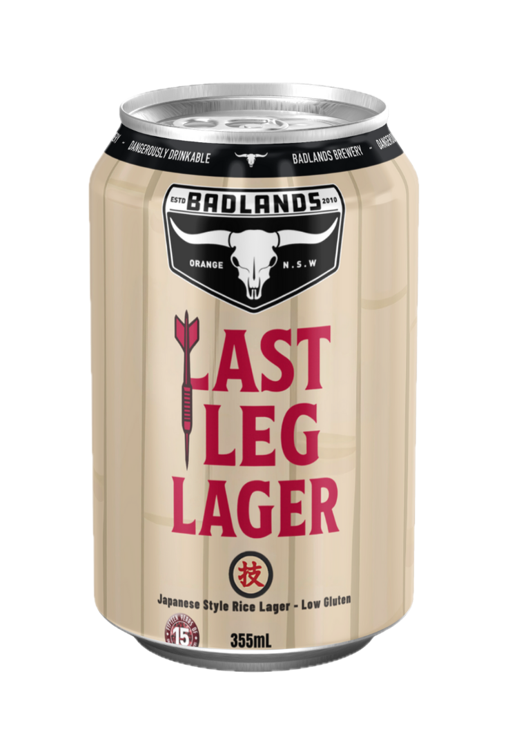 Badlands Brewery 'Last Leg' Japanese Rice Lager - 6 Pack