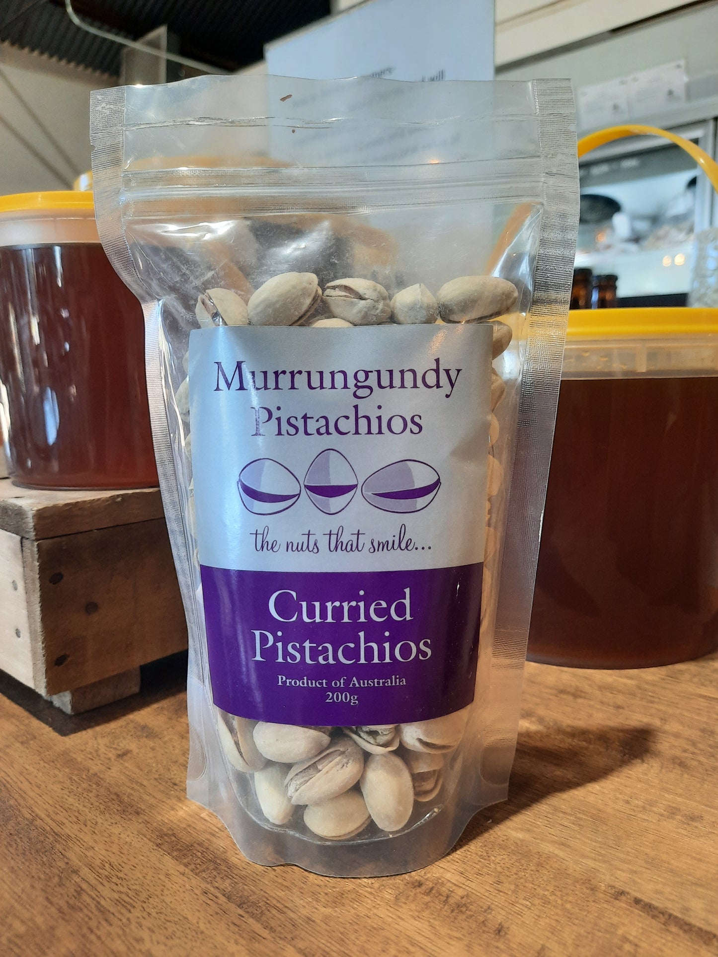 Murrungundy Curried Pistachios (200g)
