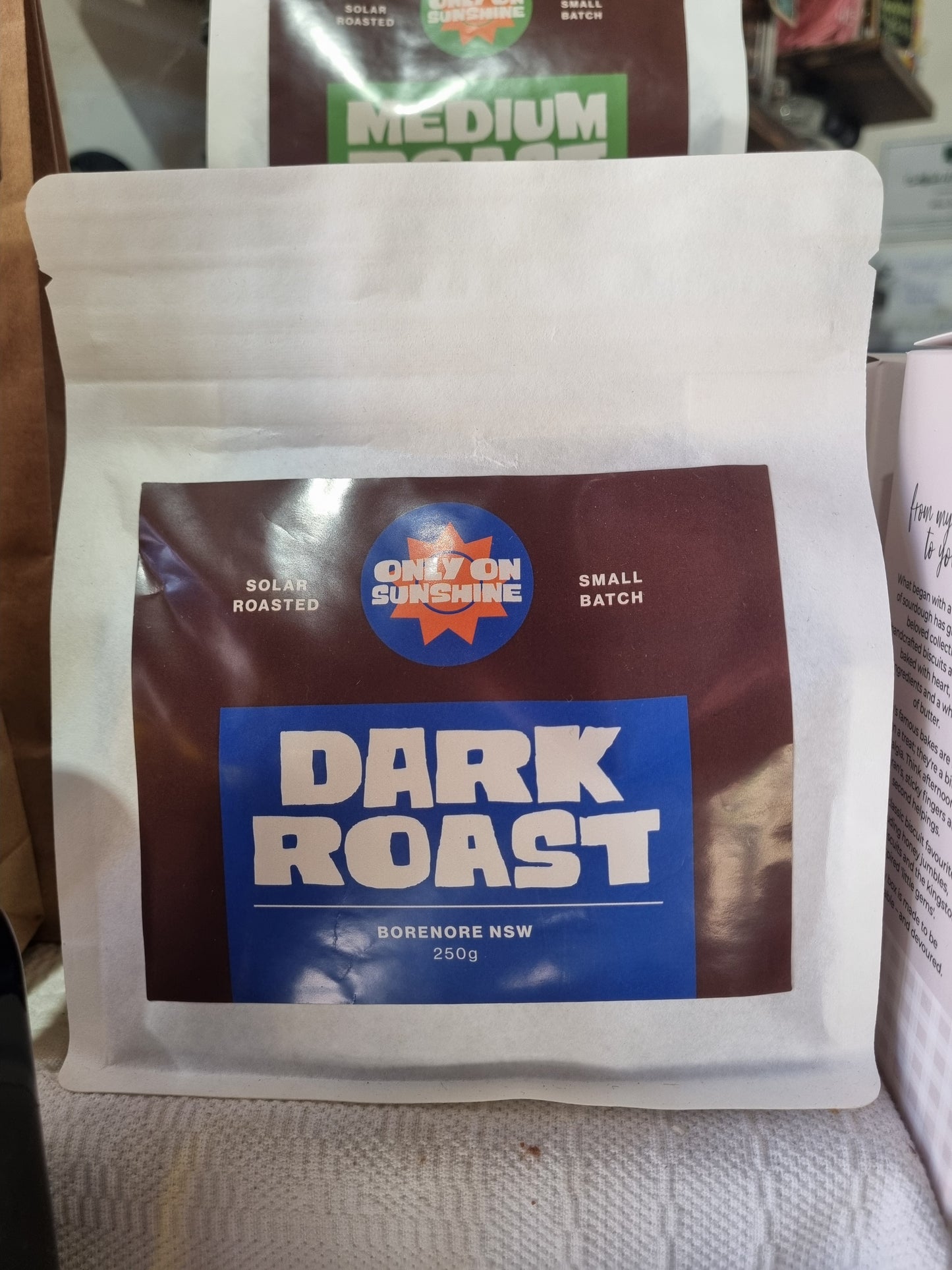 Only On Sunshine Dark Roast Coffee Beans (250g)