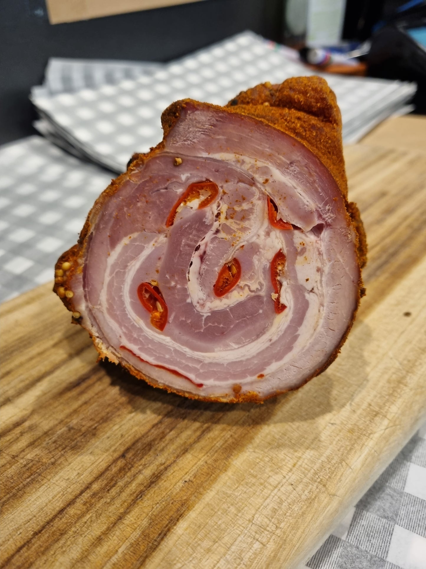 Pancetta Cotta - Chilli Paprika (150g)