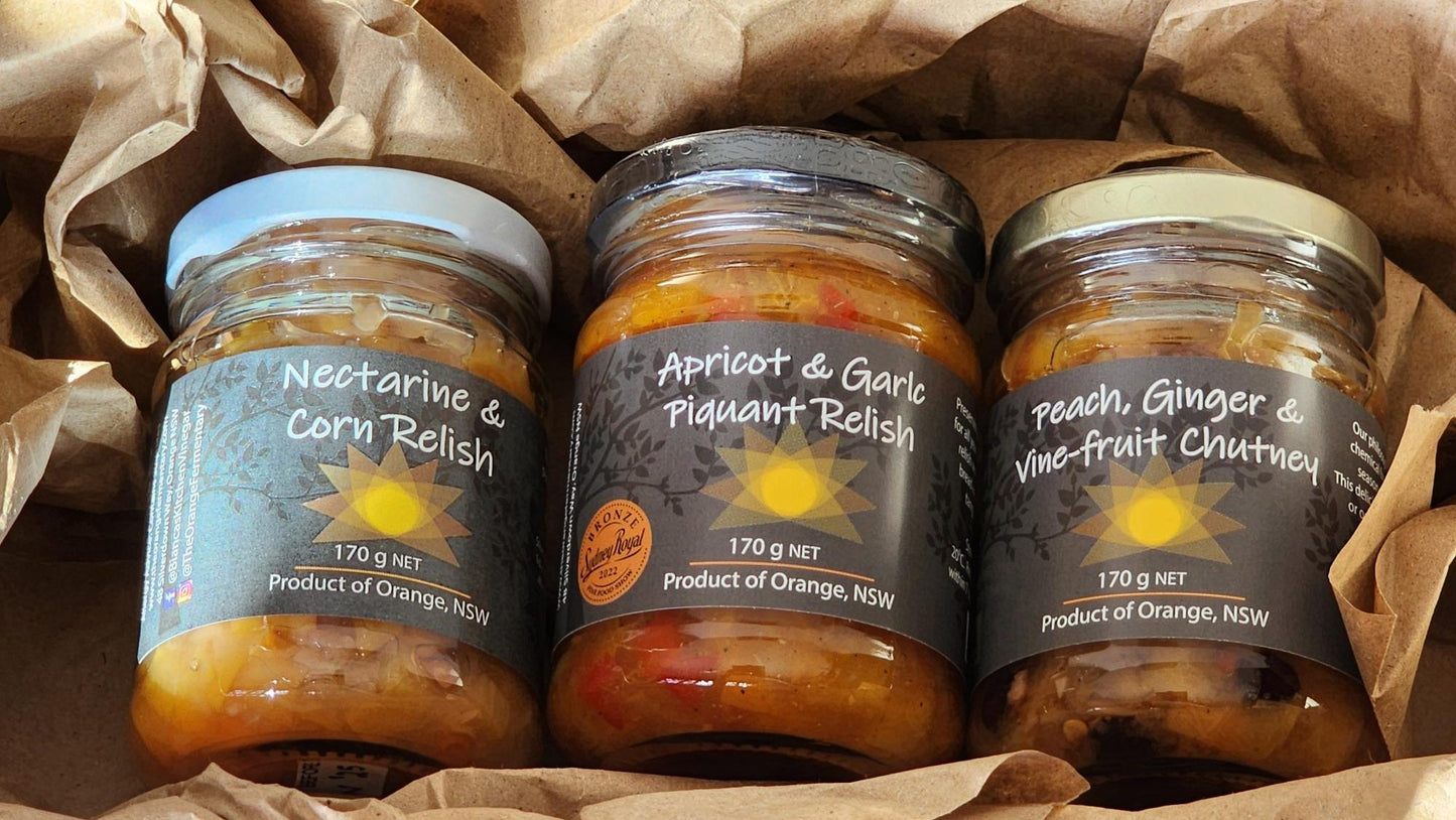 Stonefruit Trio Mini Gift Pack (3 x 170g jars)