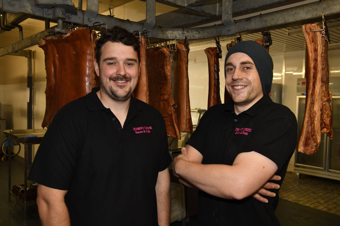 YourMarket Producer of the Month (December 24) - Felix & Aidan from Trunkey Bacon & Pork