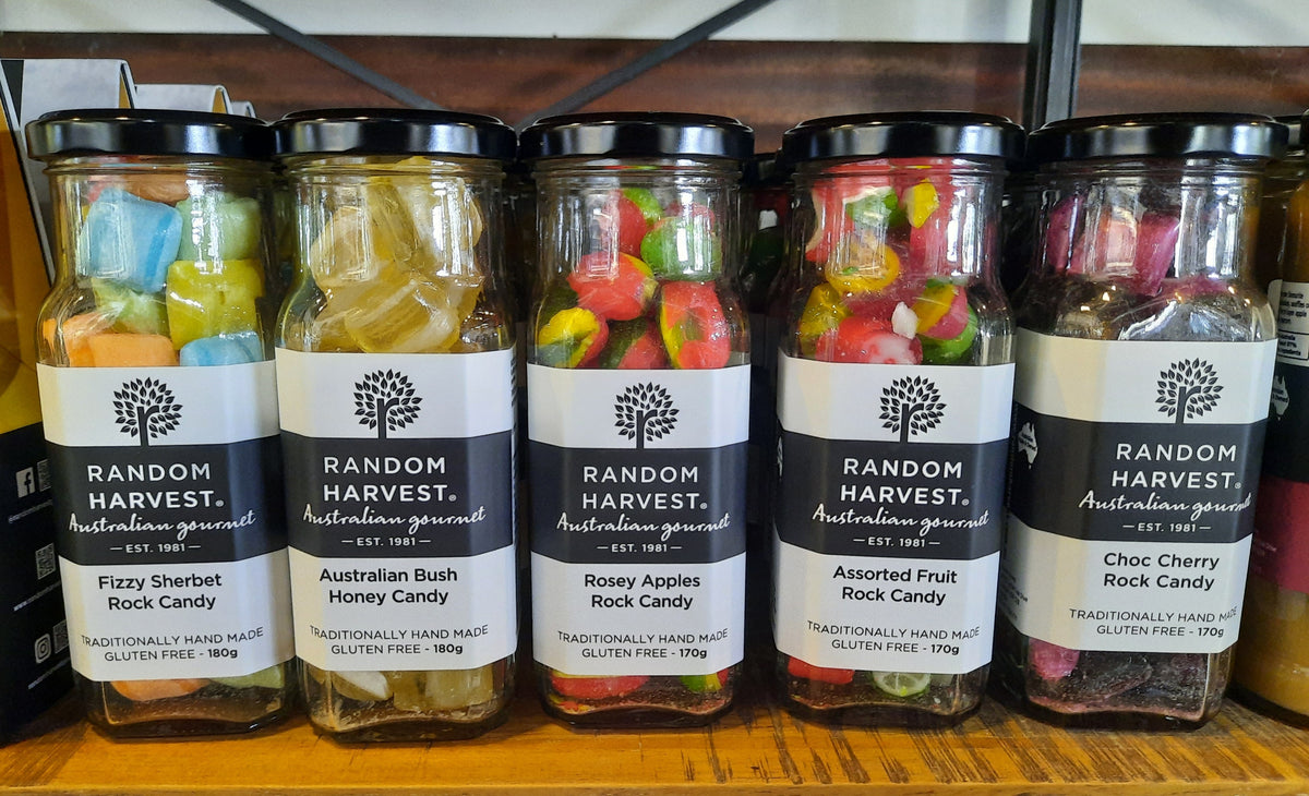 Random Harvest Fizzy Sherbet Rock Candy (180g)