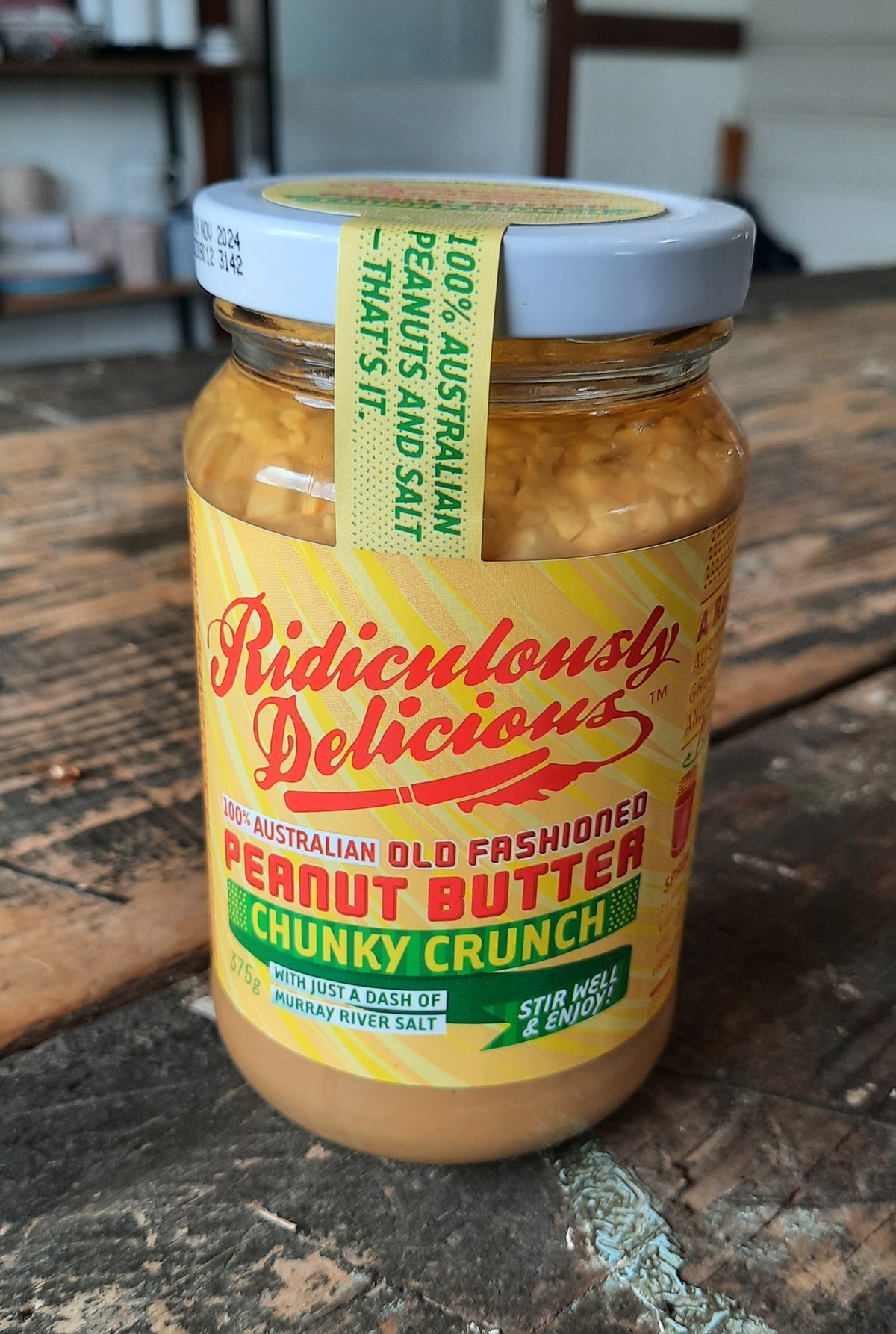 Ridiculously Delicious Chunky Crunch Peanut Butter