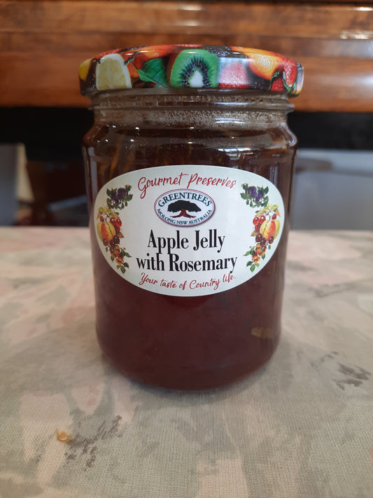 Apple Jelly with Rosemary