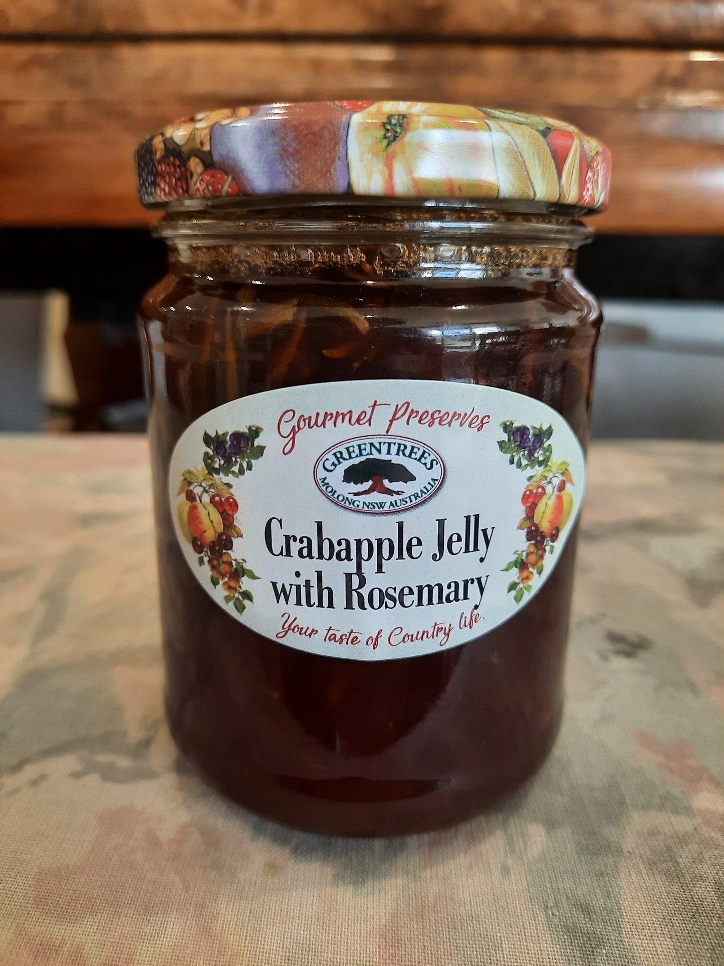 Crabapple Jelly with Rosemary