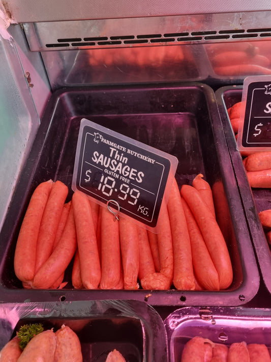 Thin Sausages - Gluten Free