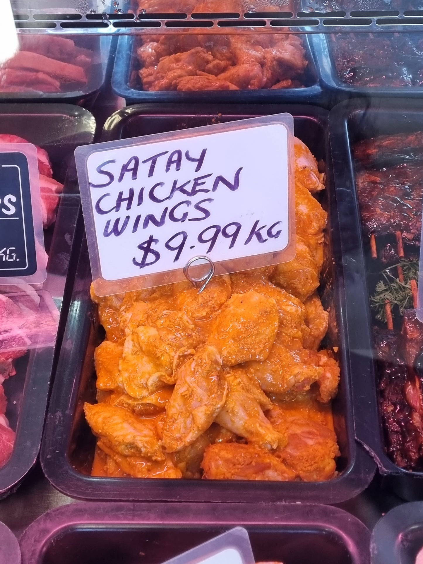 Satay Chicken Wings