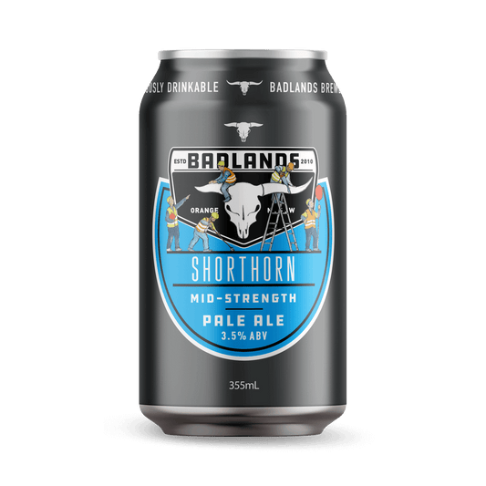 Badlands Brewery 'Shorthorn' Mid Strength Pale Ale - 6 Pack