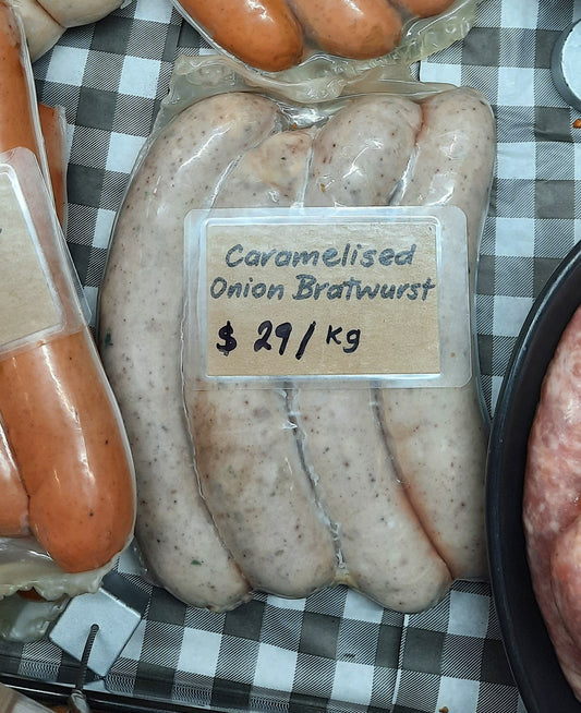 Caramelised Onion Bratwurst 4 pack