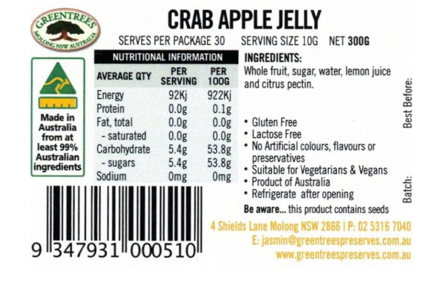 Crabapple Jelly (300g)