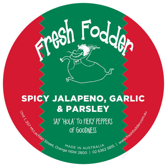 Fresh Fodder - Spicy Jalapeno, Garlic and Parsley 200g