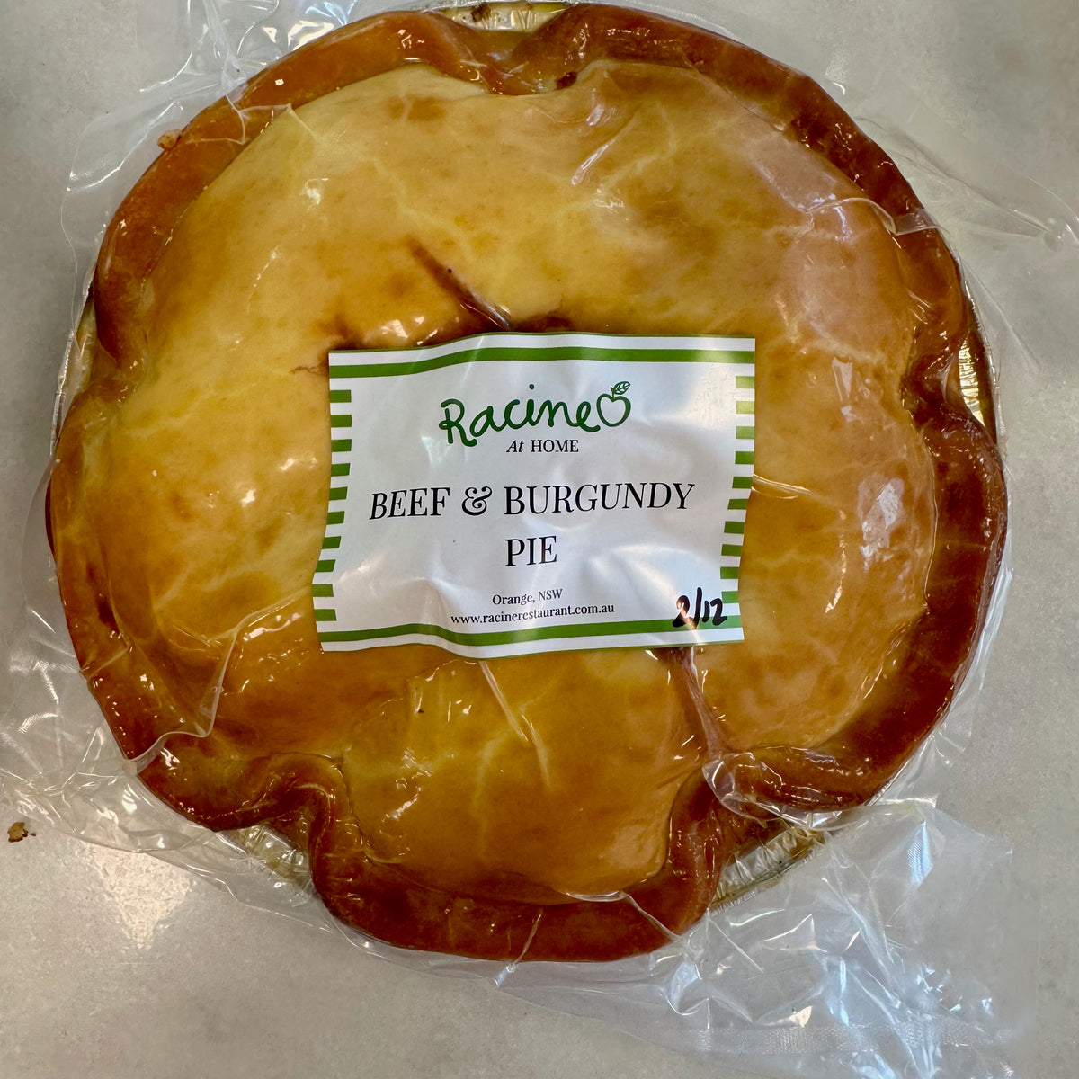 Beef Burgundy Pie (ea)
