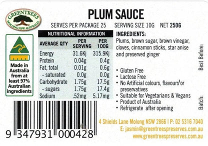 Plum Sauce (250mL)