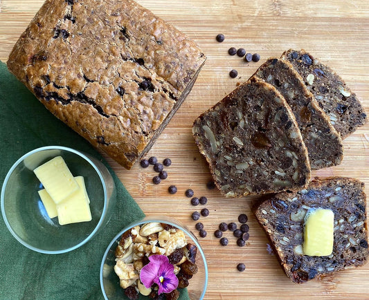 Choc Fruit & Nut Loaf (Only available Fridays)