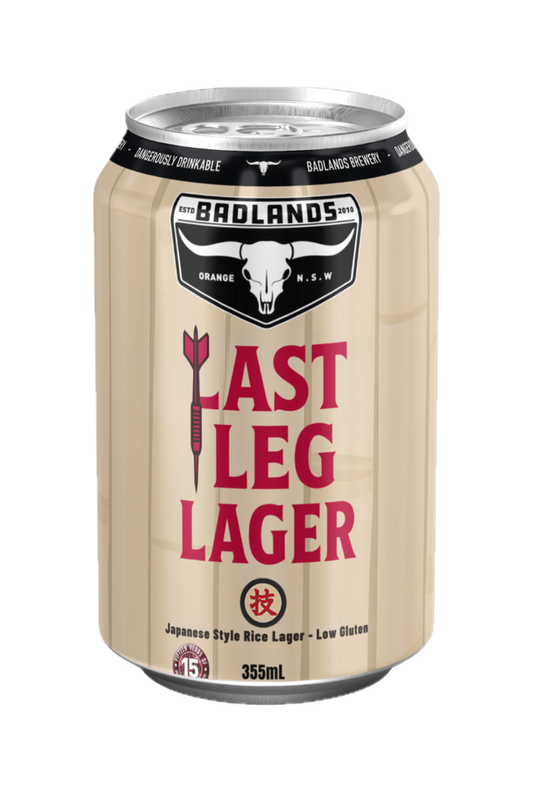 Badlands Brewery 'Last Leg' Japanese Rice Lager - 6 Pack