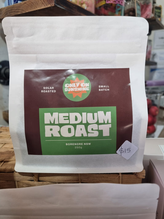 Only On Sunshine Medium Roast Coffee Beans (250g)