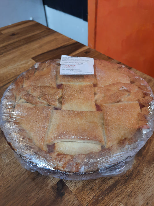 Apple & Rhubarb Pie (Family Size)