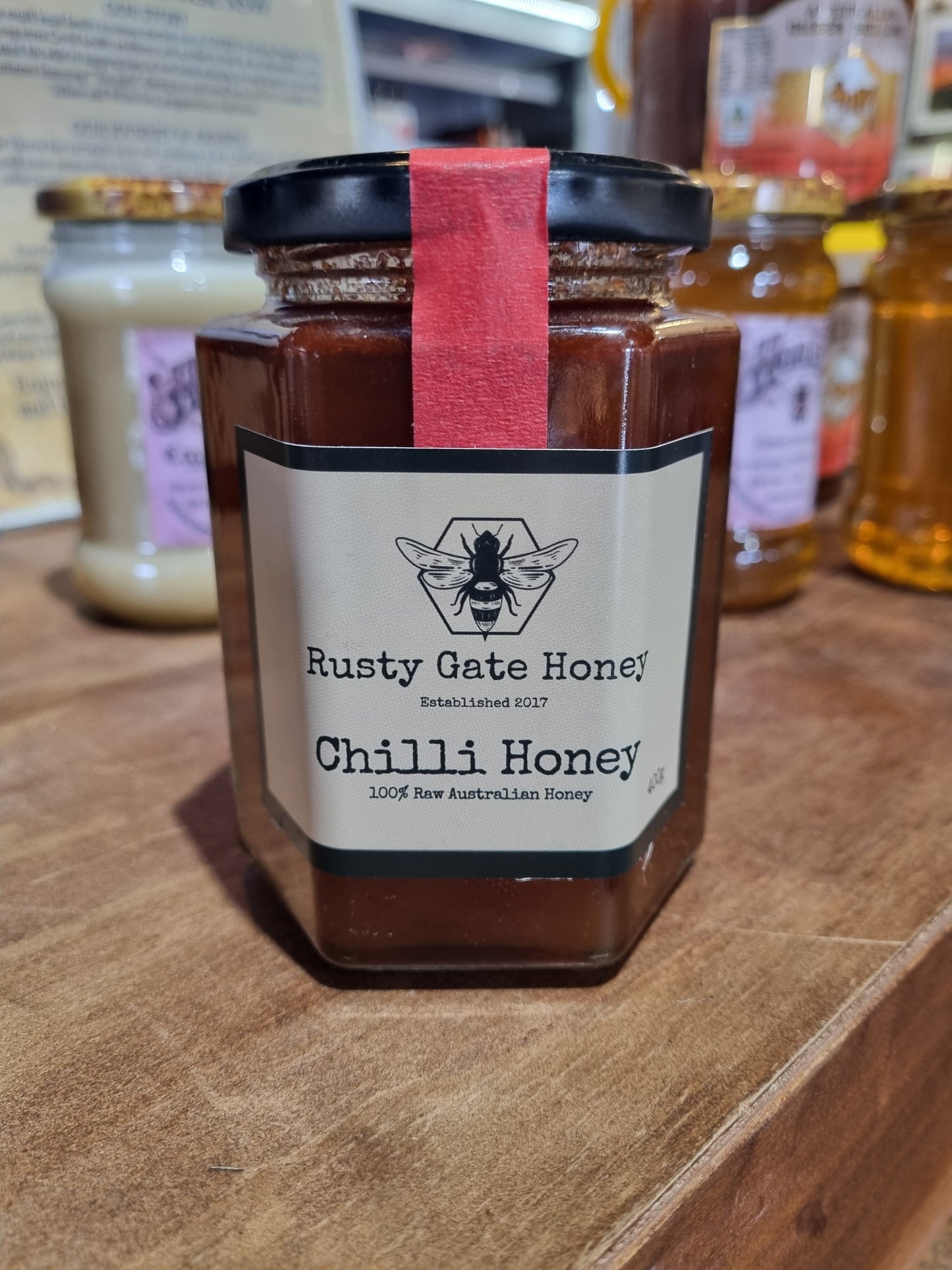 Rusty Gate Raw Chilli Honey (400g)