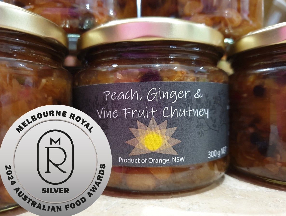 Peach, Ginger & Vine Fruit Chutney (300g)