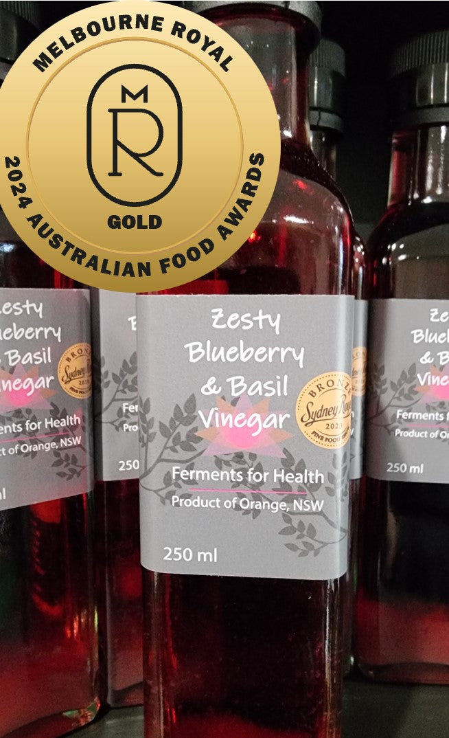 Zesty Blueberry & Basil Vinegar (250mL)